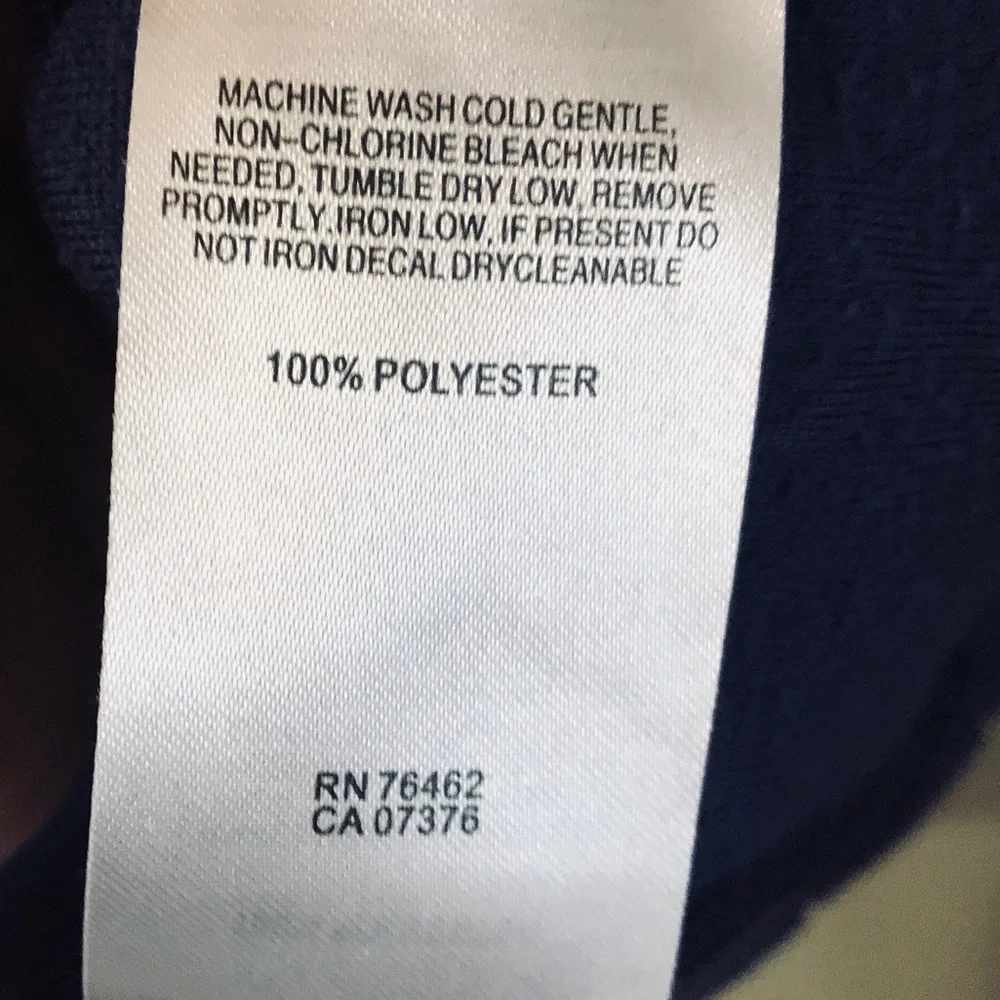 Columbia Blue Quilted 1/4 Zip Pullover - Picture 6 of 6